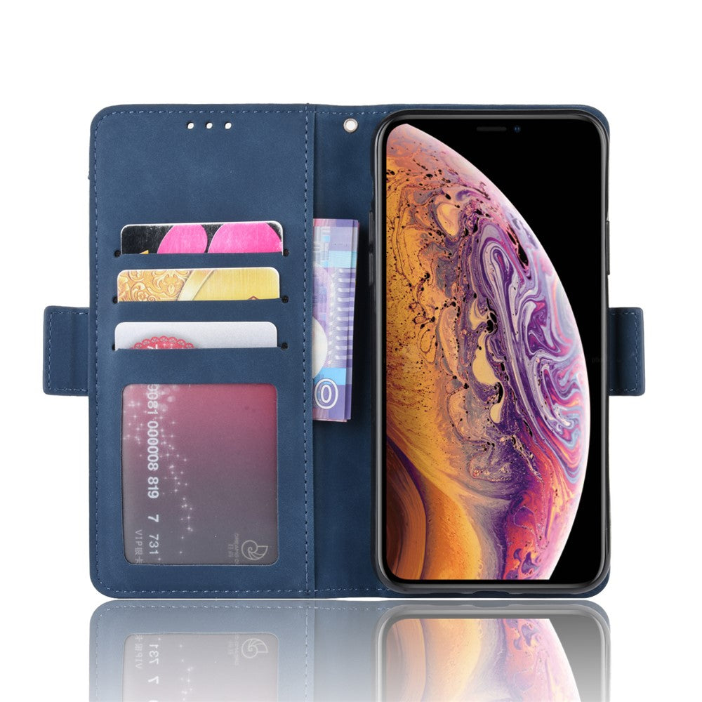 For iPhone (2019) 6.1-inch Leather with Multiple Card Slots and Wallet Pocket Cover
