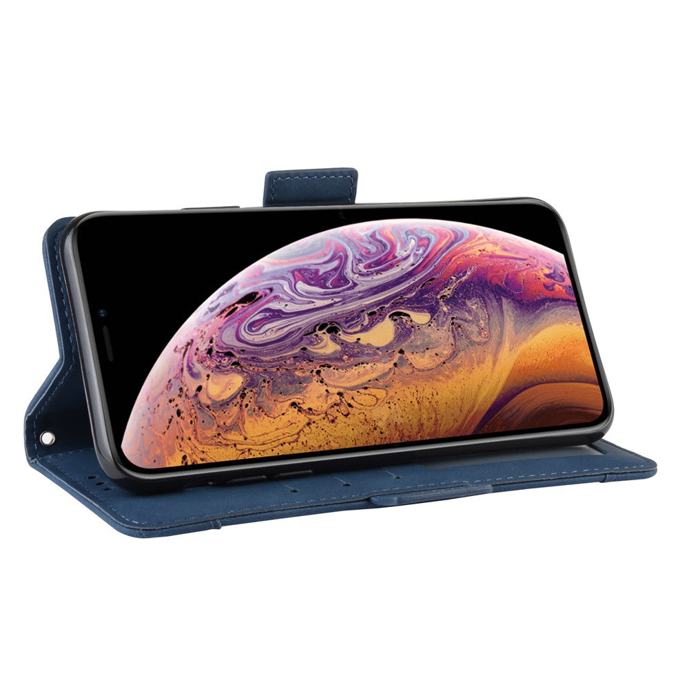 For iPhone (2019) 6.1-inch Leather with Multiple Card Slots and Wallet Pocket Cover