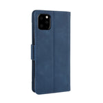 For iPhone (2019) 6.1-inch Leather with Multiple Card Slots and Wallet Pocket Cover