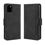 Leather Wallet Cell Casing with Multiple Card Slots for iPhone 11 Pro 5.8 inch (2019)