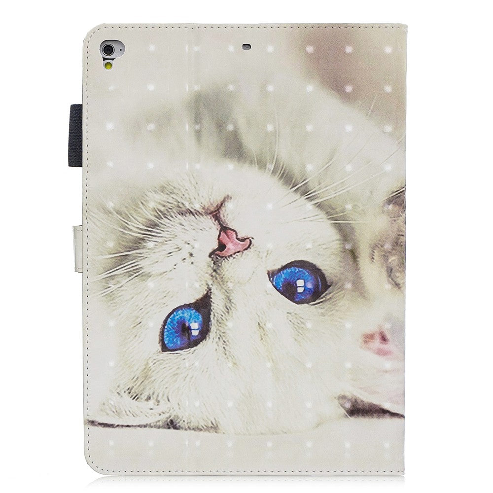 Mønstertrykt PU-læder tablet-etui [Wallet Stand] til iPad 9,7 tommer (2018) (2017) (2016)/iPad Air 2, osv.
