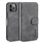 DG.MING Retro Style Wallet Leather Stand Case for iPhone 11 Pro Max 6.5-inch (2019)