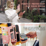 CASEME 008-serien Stødsikkert cover til iPhone 11 Pro Max 6,5 tommer (2019) Aftageligt 2-i-1 PU-læderpung-telefoncover