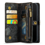 CASEME 008 Series PU Leather 2-in-1 Detachable Stand Magnetic Wallet Phone Case for iPhone 11 Pro 5.8 inch (2019)