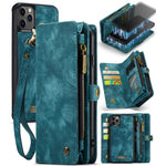 CASEME 008 Series PU Leather 2-in-1 Detachable Stand Magnetic Wallet Phone Case for iPhone 11 Pro 5.8 inch (2019)