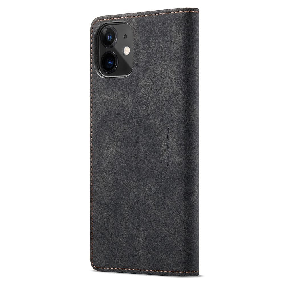 CASEME 013 Series Auto-absorbed Flip Leather Wallet Case for iPhone 11 6.1 inch (2019)