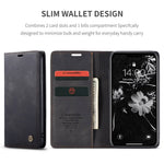 CASEME 013 Series Auto-absorbed Flip Leather Wallet Case for iPhone 11 6.1 inch (2019)