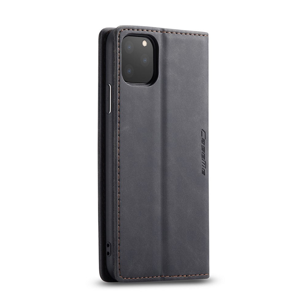 CASEME 013 Series Auto-absorbed Flip Læder Pung Cover til iPhone 11 Pro Max 6.5 tommer (2019)