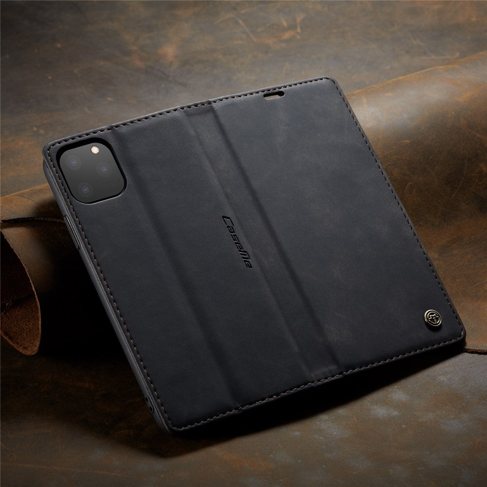 CASEME 013 Series Auto-absorbed Leather Wallet Case for iPhone 11 Pro 5.8-inch (2019)