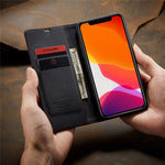 CASEME 013 Series Auto-absorbed Leather Wallet Case for iPhone 11 Pro 5.8-inch (2019)