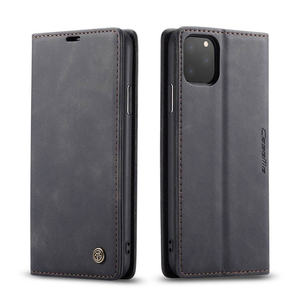 CASEME 013 Series Auto-absorbed Leather Wallet Case for iPhone 11 Pro 5.8-inch (2019)