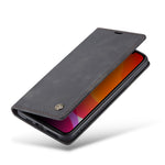 CASEME 013 Series Auto-absorbed Leather Wallet Case for iPhone 11 Pro 5.8-inch (2019)