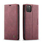 CASEME 013 Series Auto-absorbed Leather Wallet Case for iPhone 11 Pro 5.8-inch (2019)