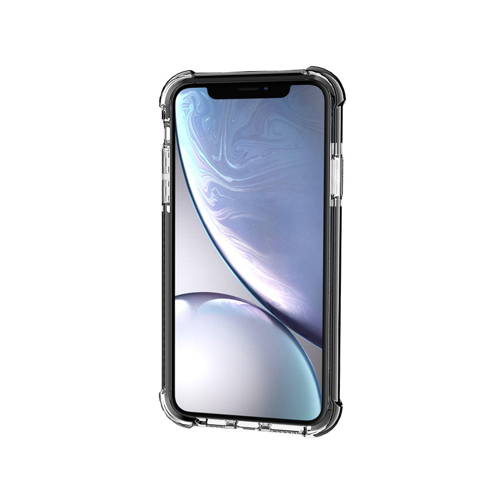 For iPhone 11 6.1 inch Clear Anti-Yellow Shock Absorption Acrylic Protective Phone Case