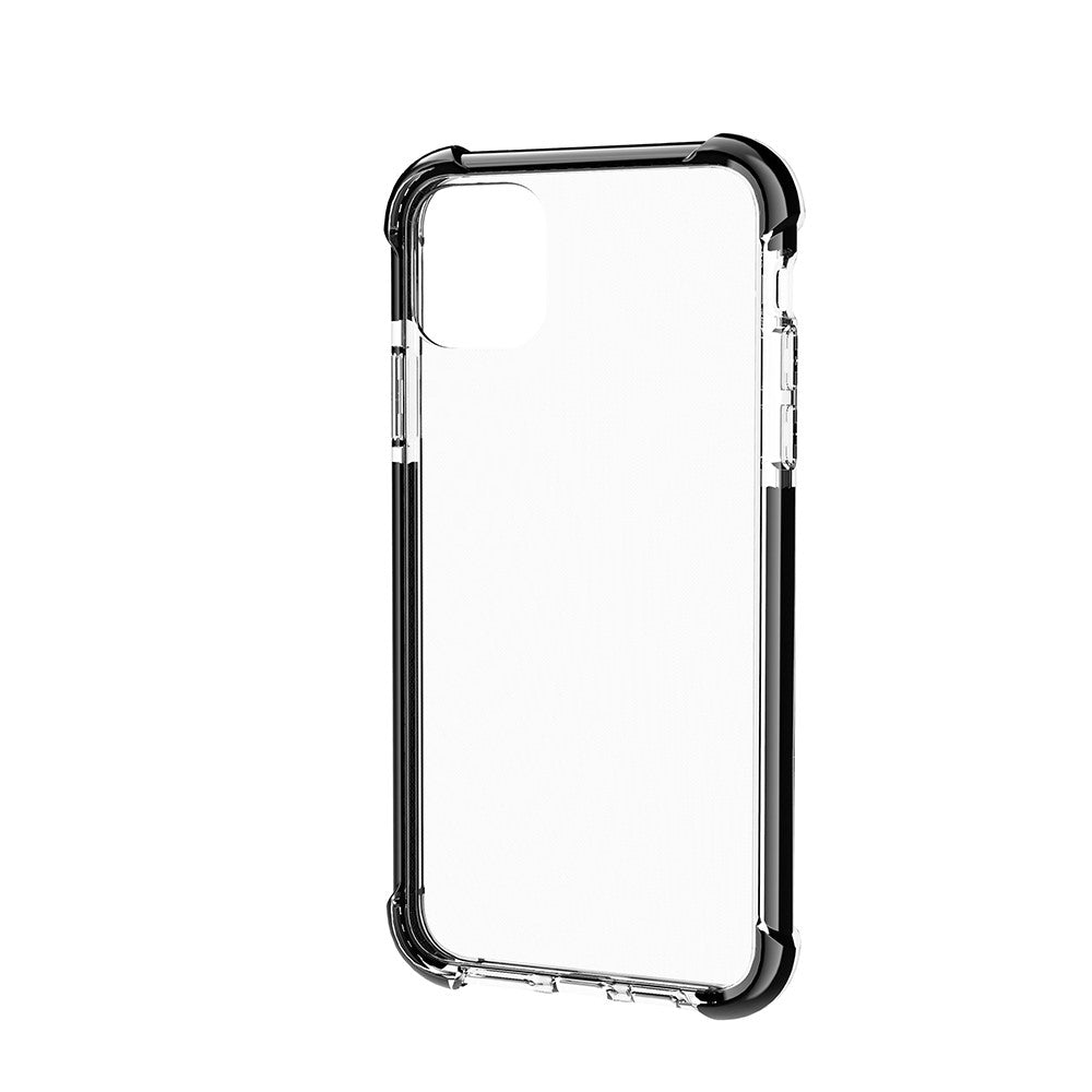 For iPhone 11 6.1 inch Clear Anti-Yellow Shock Absorption Acrylic Protective Phone Case