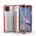 For iPhone 11 6.1 inch Clear Anti-Yellow Shock Absorption Acrylic Protective Phone Case
