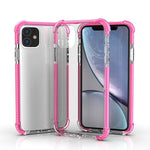For iPhone 11 6.1 inch Clear Anti-Yellow Shock Absorption Acrylic Protective Phone Case