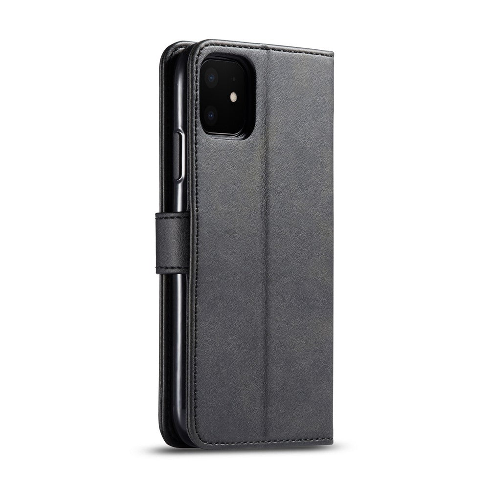 LC.imeeke PU-läderskyddande flip-plånboksfodral för iPhone 11 6,1 tum (2019) med justerbart och vikbart stativ