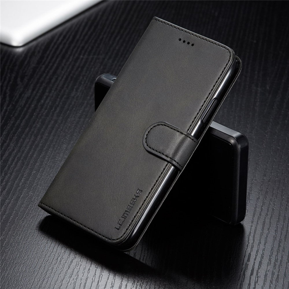 LC.imeeke PU-läderskyddande flip-plånboksfodral för iPhone 11 6,1 tum (2019) med justerbart och vikbart stativ