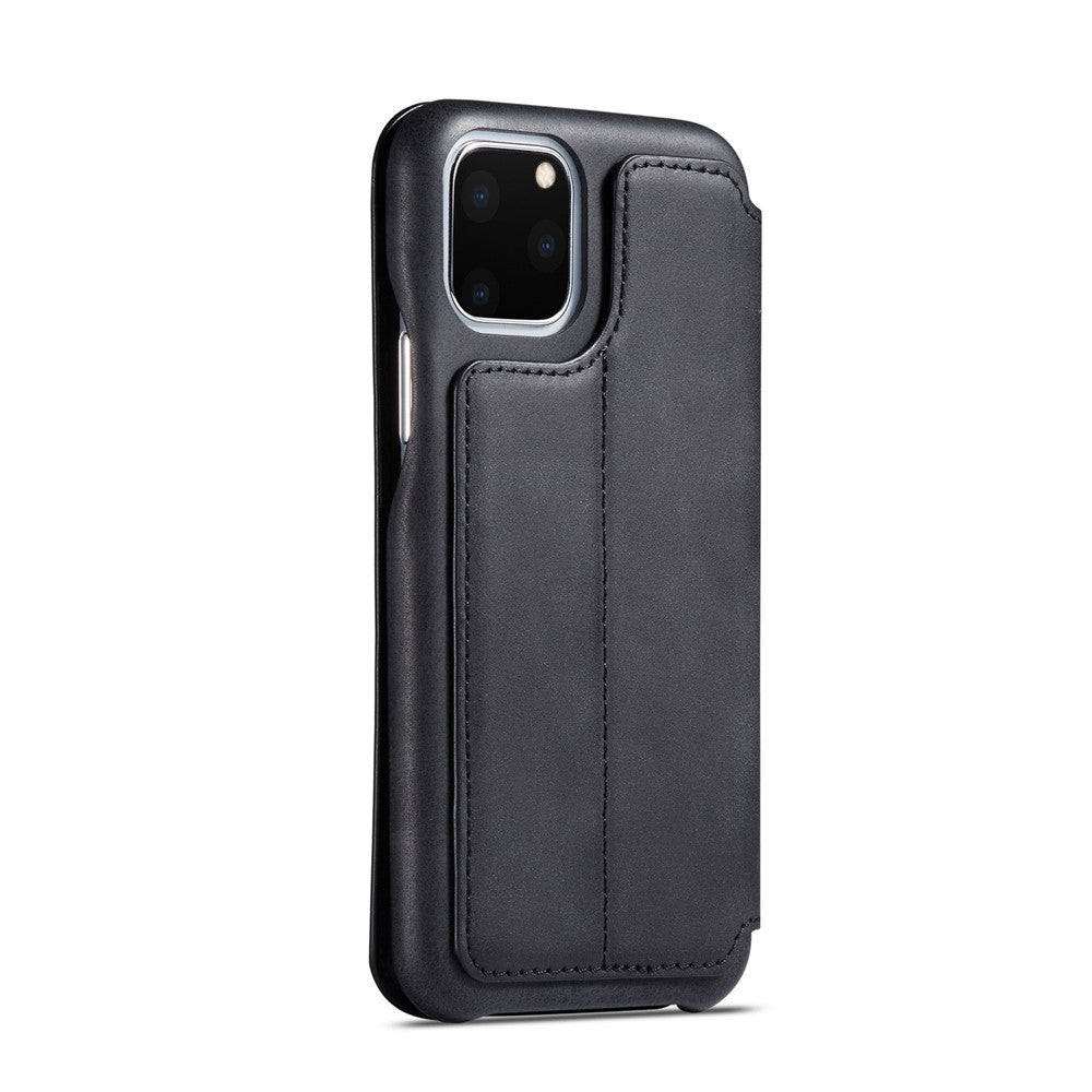 LC.IMEEKE Retro stil lædertelefonetui med kortholder til iPhone 11 Pro 5,8 tommer (2019)