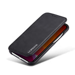 LC.IMEEKE Retro stil lædertelefonetui med kortholder til iPhone 11 Pro 5,8 tommer (2019)
