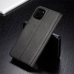 LC.imeeke PU-läderskyddande flip-plånboksfodral för iPhone 11 Pro Max 6,5 tum (2019)
