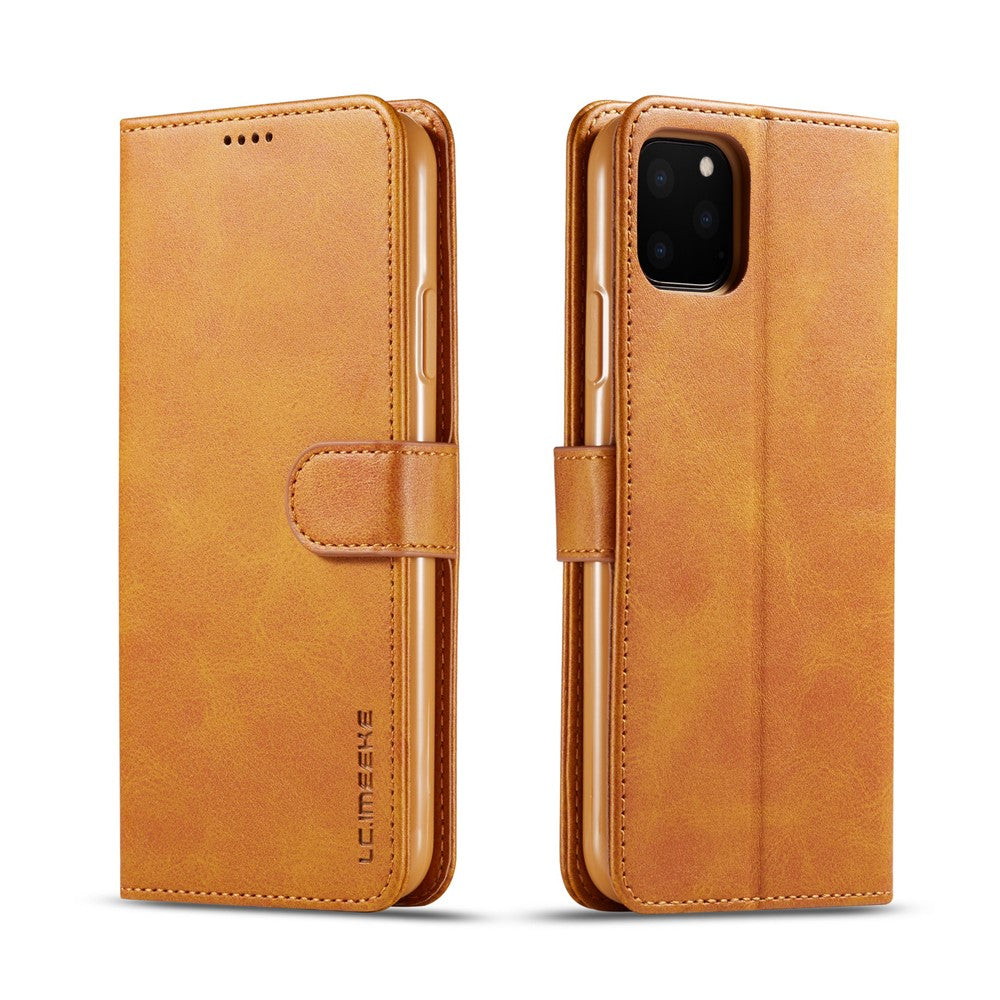 LC.imeeke PU-läderskyddande flip-plånboksfodral för iPhone 11 Pro Max 6,5 tum (2019)