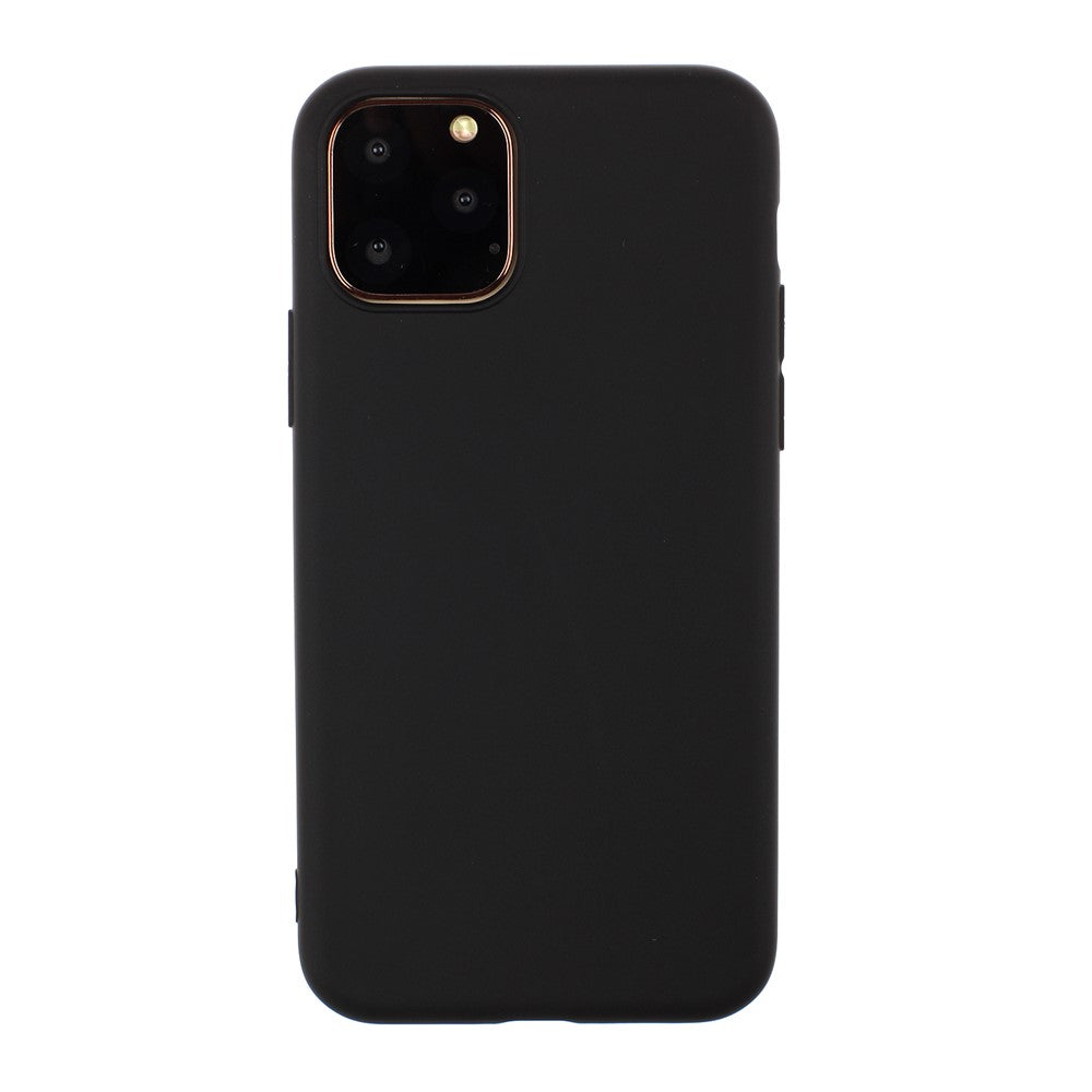 Pure Color Soft TPU Phone Back Case Protective Shell for iPhone 11 6.1 inch