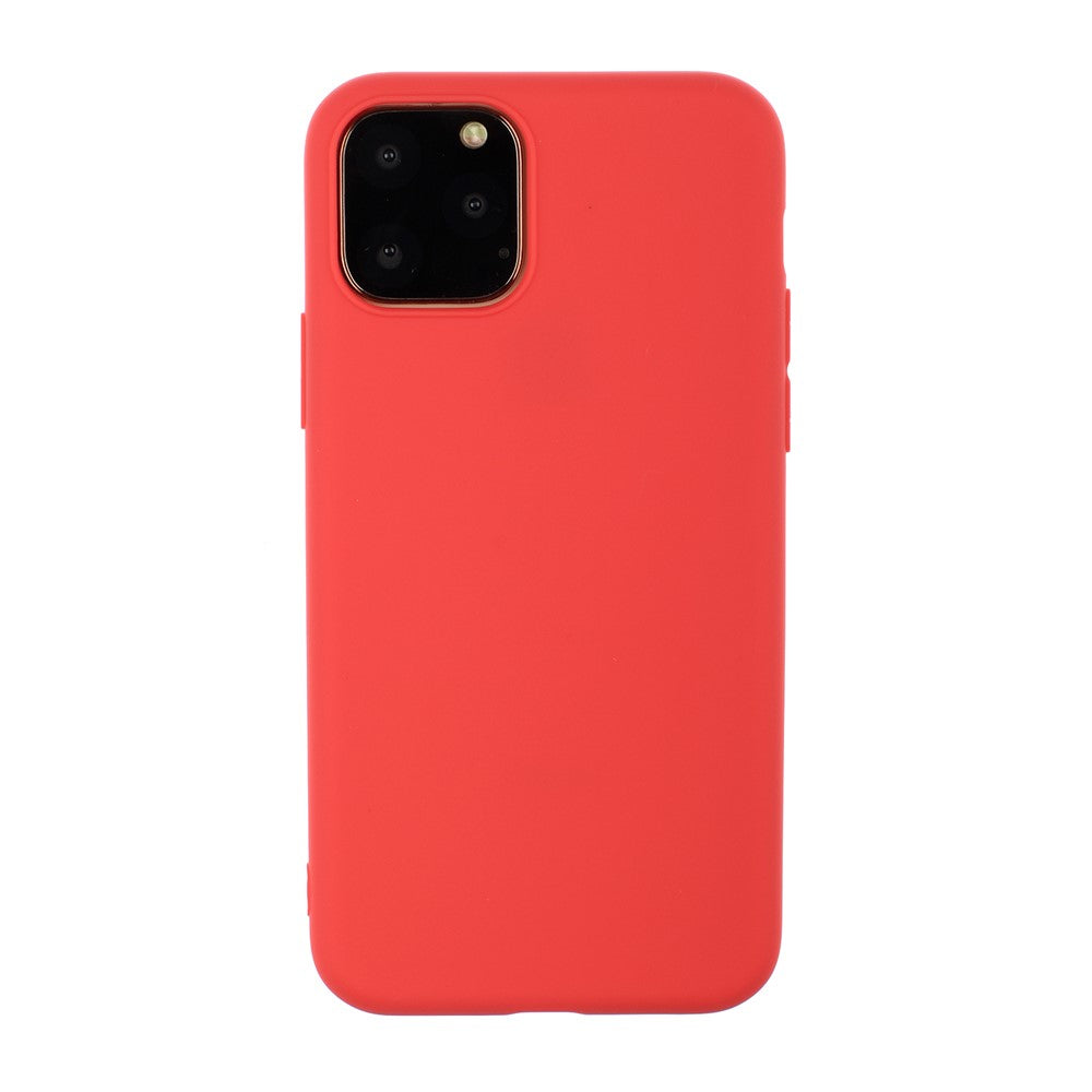 Pure Color Soft TPU Phone Back Case Protective Shell for iPhone 11 6.1 inch