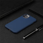 Pure Color Back Cover Soft TPU Phone Case for iPhone 11 Pro Max 6.5 inch