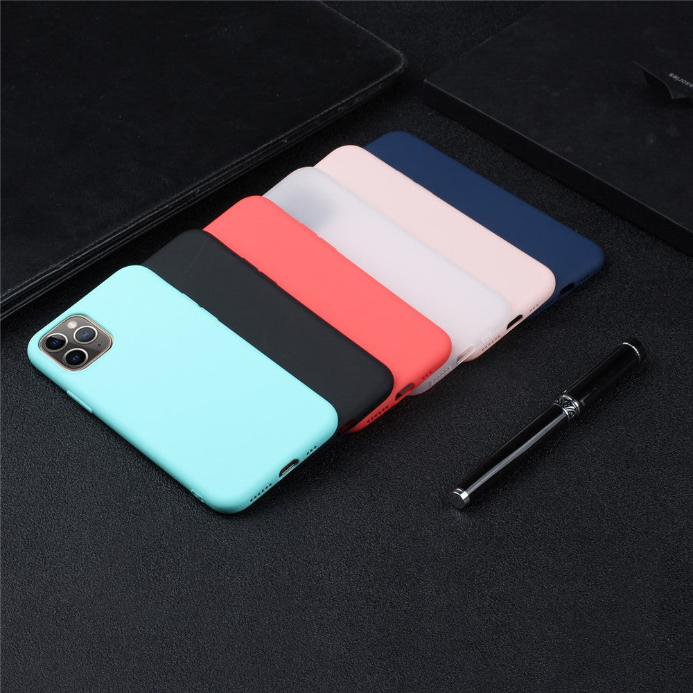Pure Color Back Cover Soft TPU Phone Case for iPhone 11 Pro Max 6.5 inch