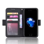 Læder telefoncover med kortpladser Beskyttelsesetui til iPhone SE (2020)/SE (2022)8/7 4,7 tommer