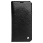 QIALINO Til iPhone 11 6,1 tommer Telefoncover Ægte Koskind Læder Pung Beskyttende Cover