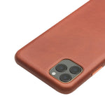 QIALINO til iPhone 11 Pro Bagcover i ægte koskindslæder Tilbehør til mobiltelefon