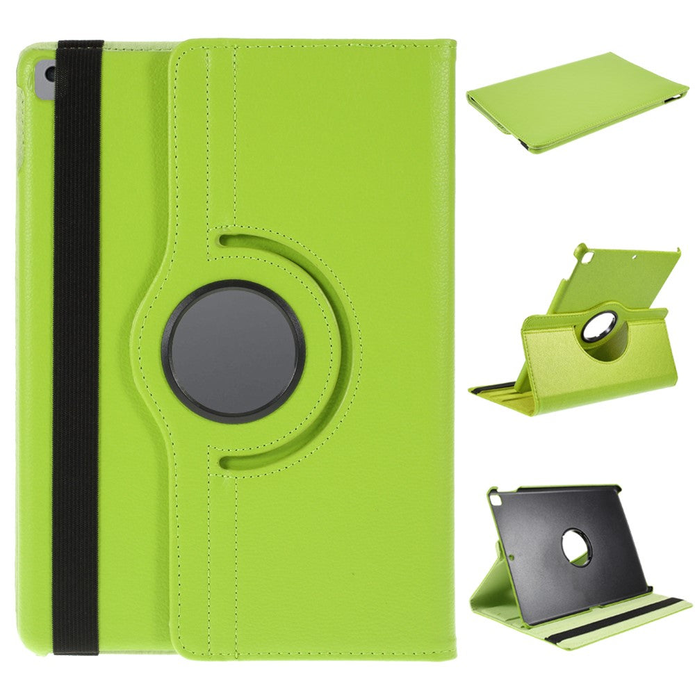 Leather Case for iPad 10.2 (2021) / (2020) / (2019) / Air 10.5 inch (2019) / Pro 10.5 inch (2017) Litchi Texture Rotating Stand Cover