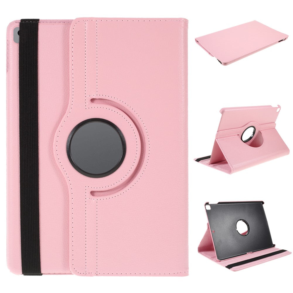 Leather Case for iPad 10.2 (2021) / (2020) / (2019) / Air 10.5 inch (2019) / Pro 10.5 inch (2017) Litchi Texture Rotating Stand Cover