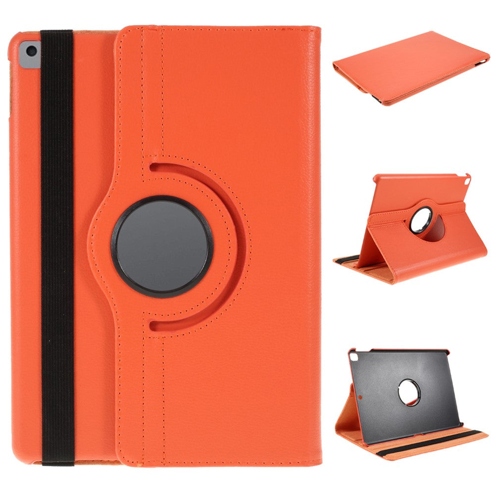 Leather Case for iPad 10.2 (2021) / (2020) / (2019) / Air 10.5 inch (2019) / Pro 10.5 inch (2017) Litchi Texture Rotating Stand Cover