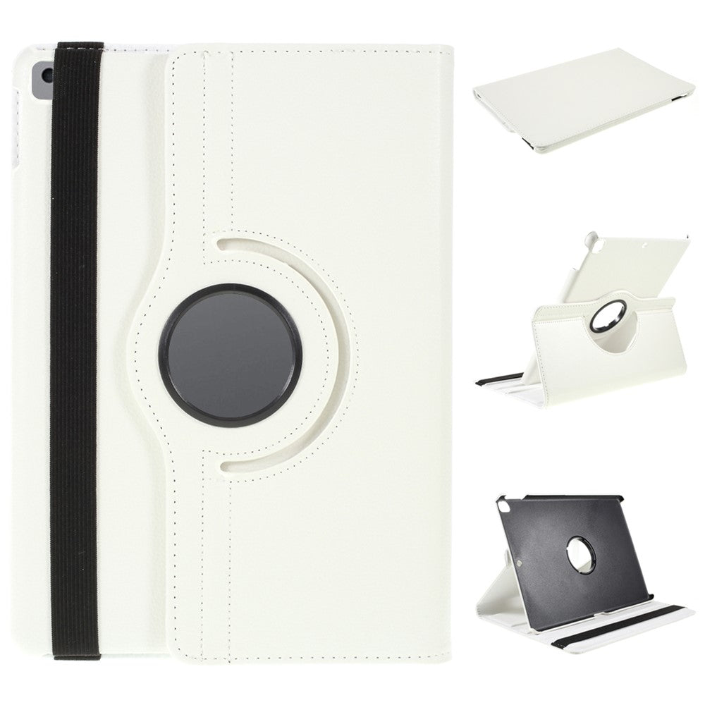 Leather Case for iPad 10.2 (2021) / (2020) / (2019) / Air 10.5 inch (2019) / Pro 10.5 inch (2017) Litchi Texture Rotating Stand Cover