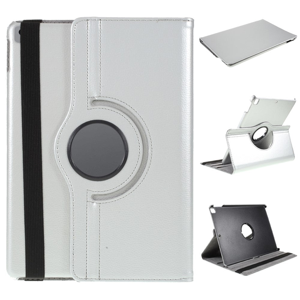 Leather Case for iPad 10.2 (2021) / (2020) / (2019) / Air 10.5 inch (2019) / Pro 10.5 inch (2017) Litchi Texture Rotating Stand Cover