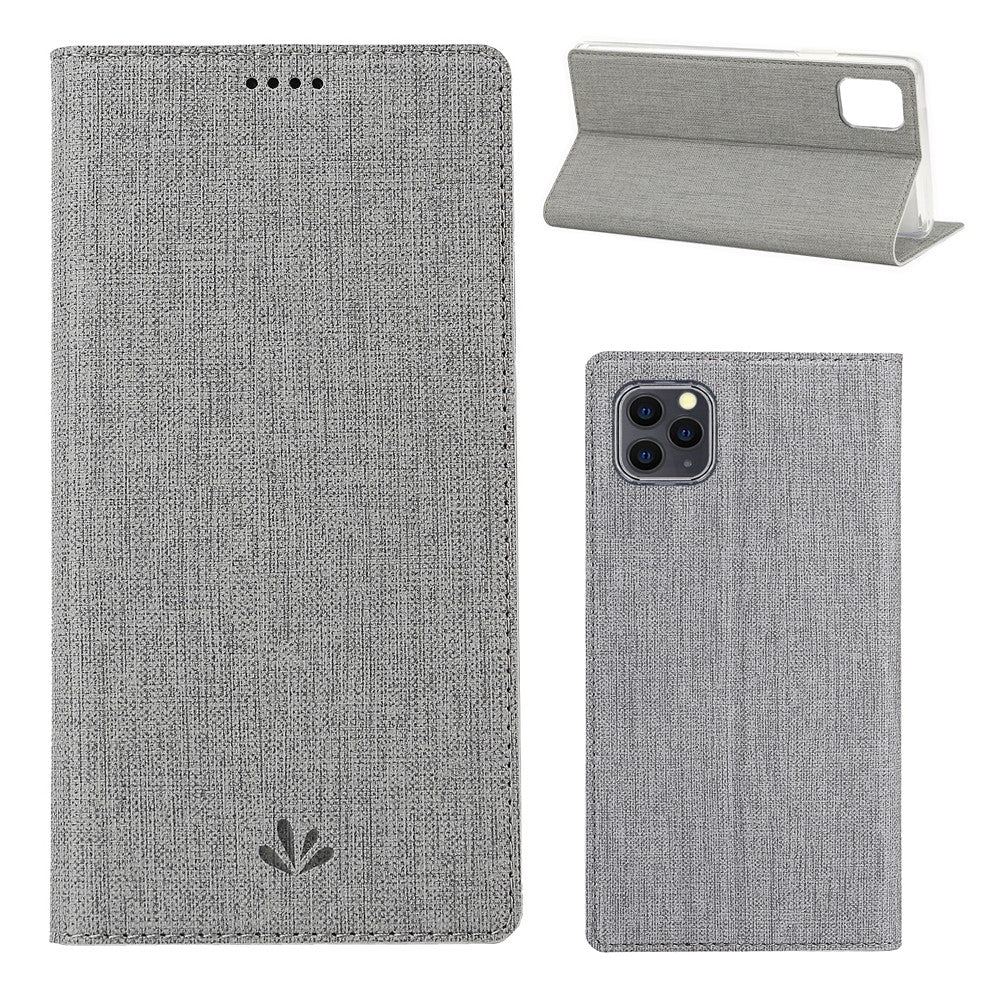 VILI DMX Cross Texture Leather Stand Case with Card Slot for iPhone 11 Pro Max 6.5 inch
