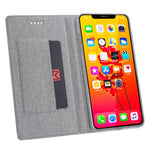VILI DMX Cross Texture Leather Stand Case with Card Slot for iPhone 11 Pro Max 6.5 inch