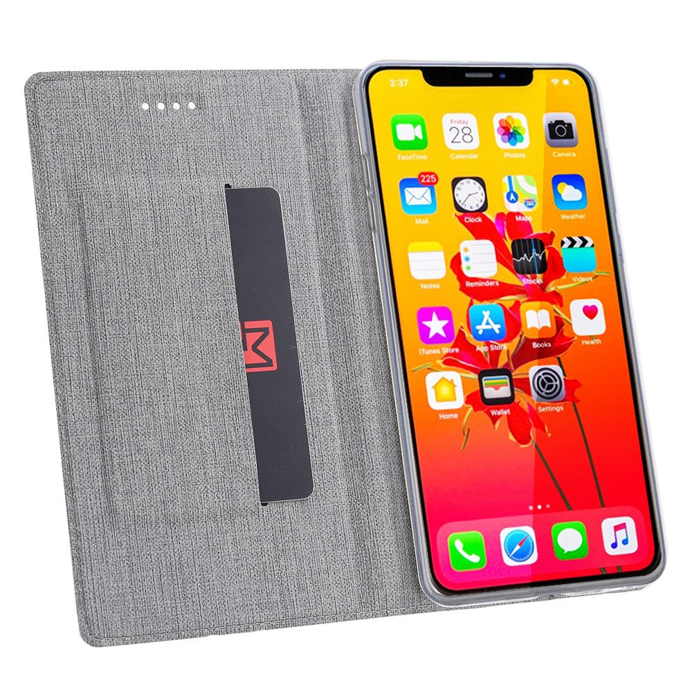 VILI DMX Cross Texture Leather Stand Case with Card Slot for iPhone 11 Pro Max 6.5 inch