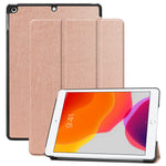 PU læder tablet cover til iPad 10.2 (2021) / (2020) / (2019) Anti-faldt tre-fold stand slankt beskyttelsescover