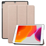 PU læder tablet cover til iPad 10.2 (2021) / (2020) / (2019) Anti-faldt tre-fold stand slankt beskyttelsescover