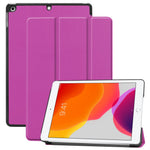 PU læder tablet cover til iPad 10.2 (2021) / (2020) / (2019) Anti-faldt tre-fold stand slankt beskyttelsescover