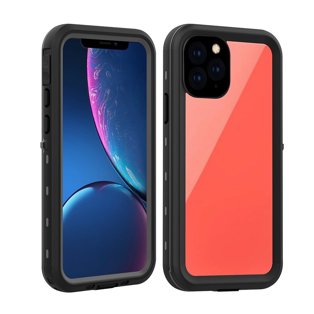 REDPEPPER Dot+ Series Gennemsigtigt IP68 Vandtæt Cover til iPhone 11 Pro 5.8 tommer