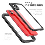 REDPEPPER Dot+ Series IP68 Waterproof Case Phone Covering Clear Back for iPhone 11 6.1 inch