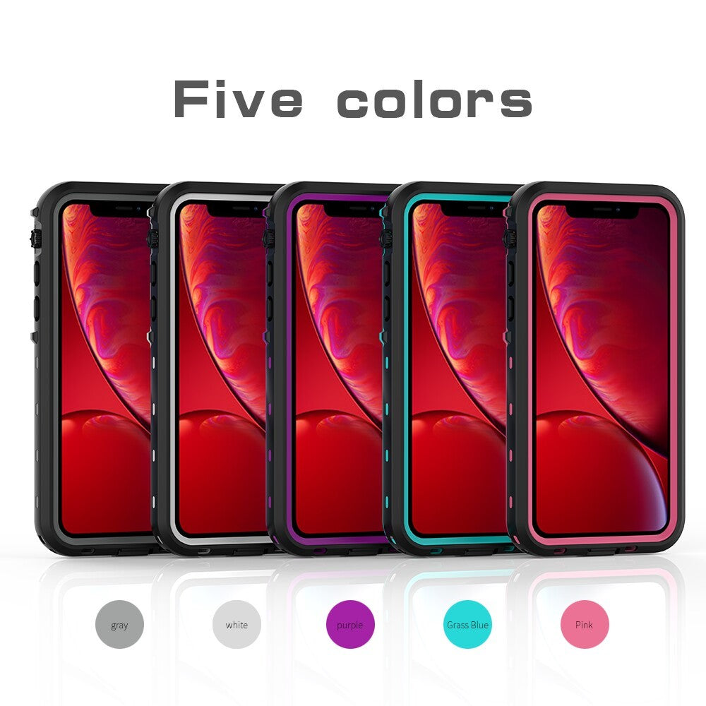 REDPEPPER Dot+ Series IP68 Waterproof Case Phone Covering Clear Back for iPhone 11 6.1 inch