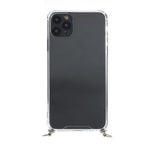 Anti-fald Glansfuld TPU+Akryl med Tekstilrem Telefoncover til iPhone 11 Pro Max 6,5 tommer (2019)
