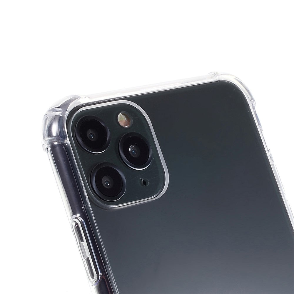 Anti-fald Glansfuld TPU+Akryl med Tekstilrem Telefoncover til iPhone 11 Pro Max 6,5 tommer (2019)